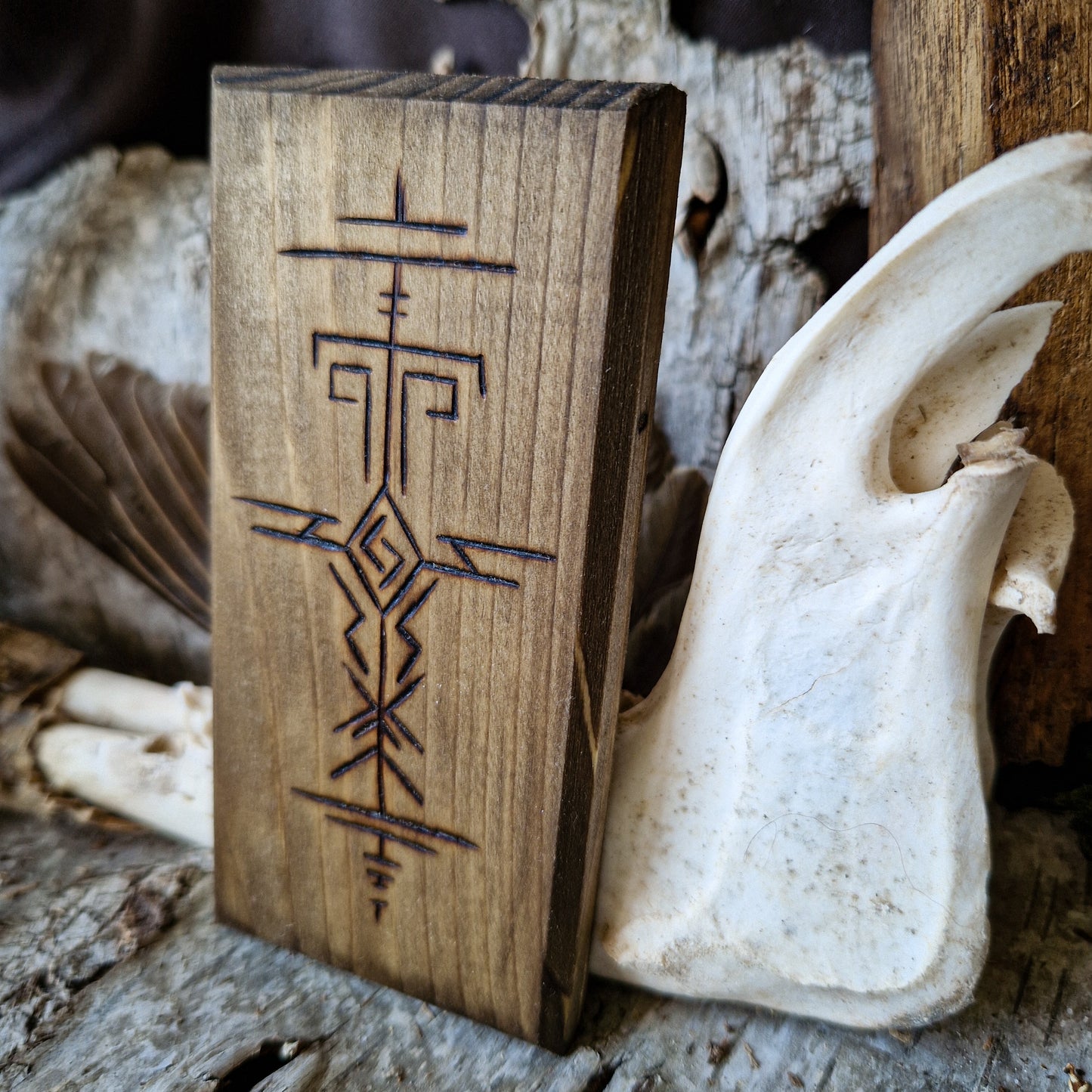 Small rune symbol wall hanger